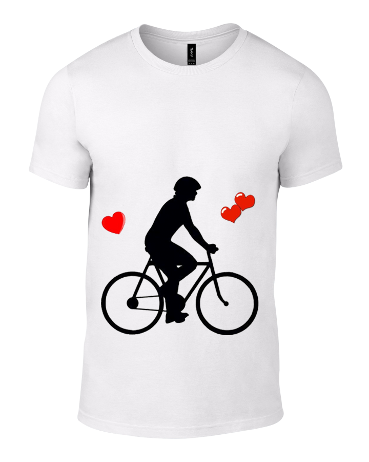 BICYCLING Couple Love Printed Tshirt for Men and Women - JNK TRENDS 04