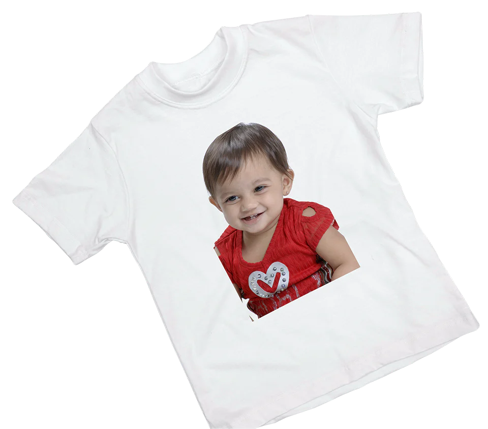 Photo Printed Tshirt Personalized for Men and Women White