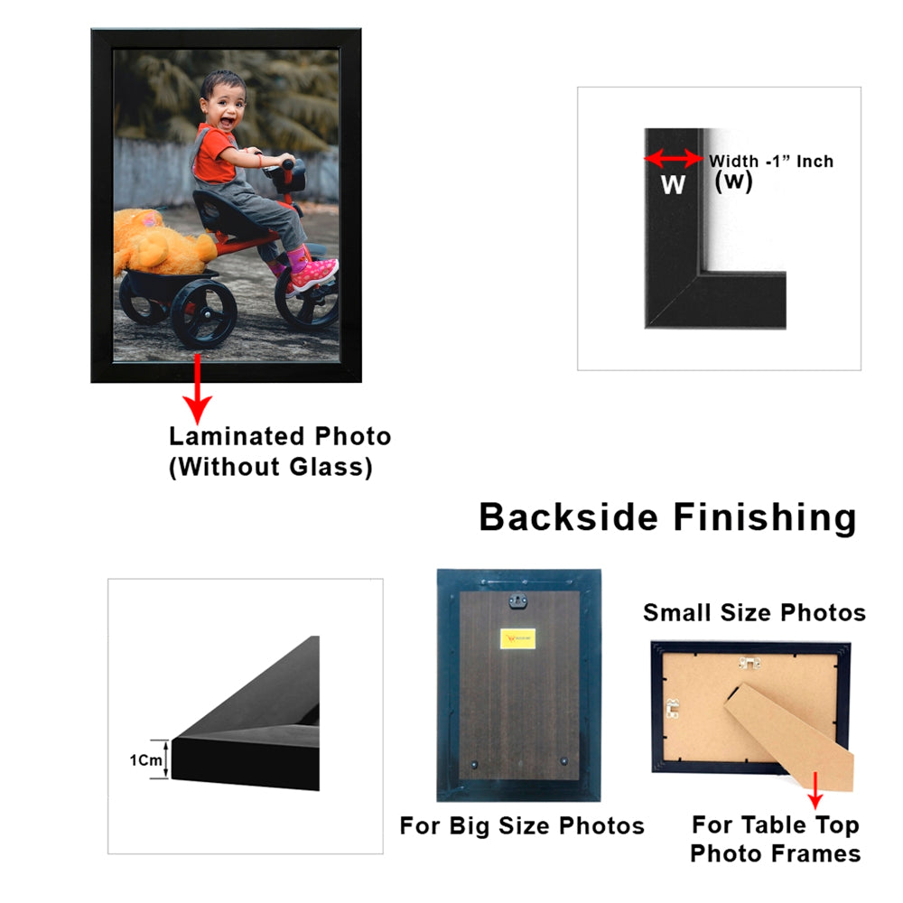 Personalised Mini Photo Frames Set of 4.