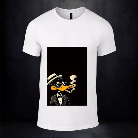 Just Chill & Smoke- Printed White Tshirt