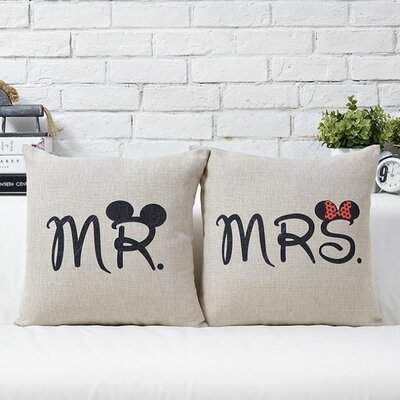 MR & MRS Couple Pillow