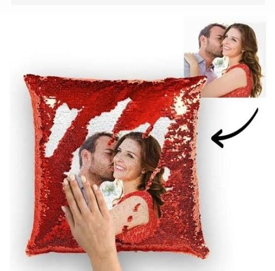 JNKTRENDS Magic Photo Pillow -Cushion Cover with Fillers