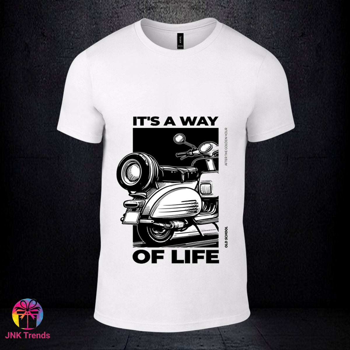 It's A Way Of Life - Printed White Tshirt