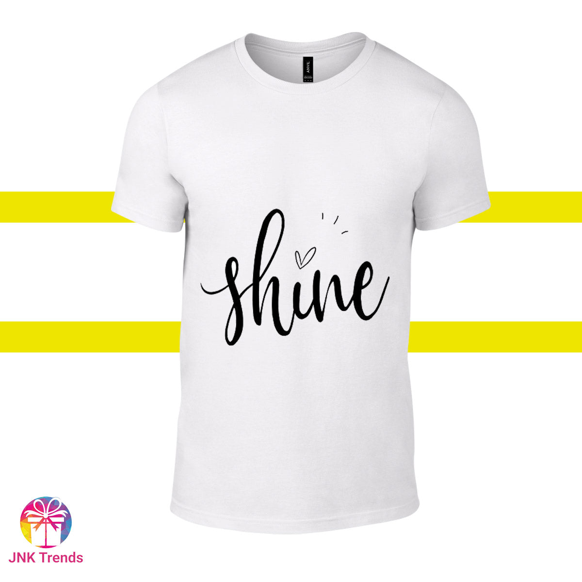 SHINE - Printed White Tshirt