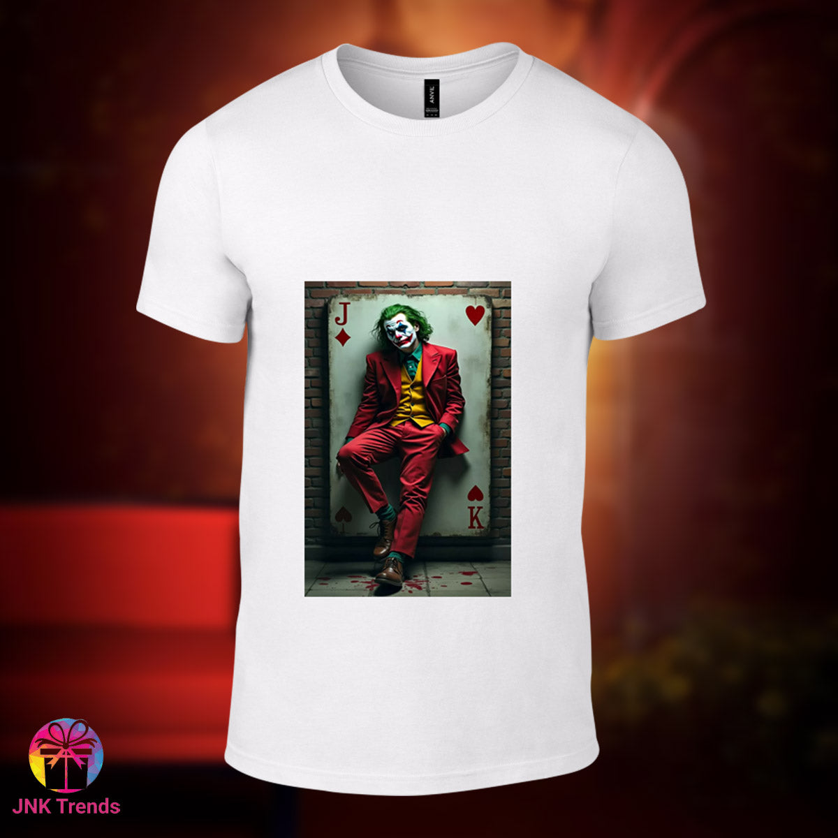 A JOKER- Printed White Tshirt