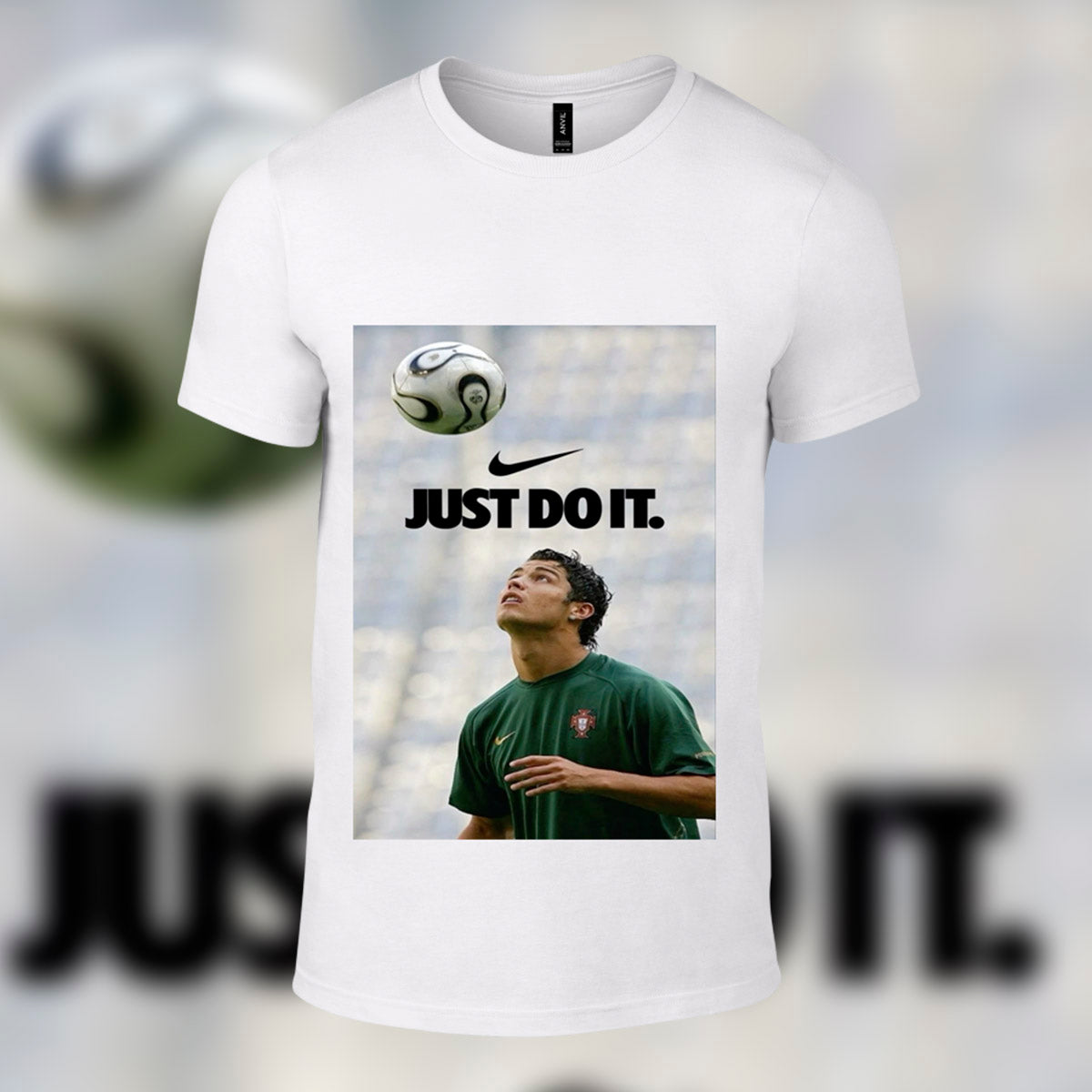 Just Do It - Sport Printed White Tshirt