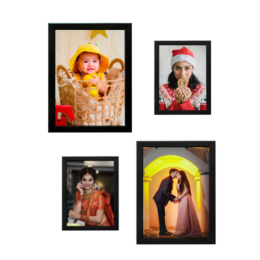 Personalised Mini Photo Frames Set of 4.
