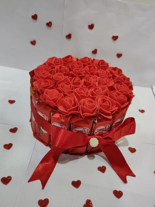 Flower Kitkat Chocalate Hamper