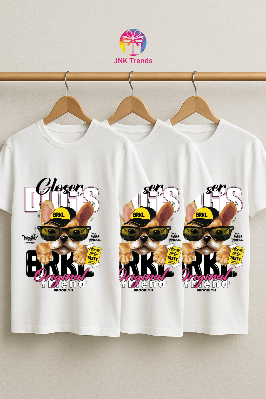Luxury Urban Dog Graphic T-shirt – Premium Brooklyn Edition l Exclusive Wear By JNKTrends