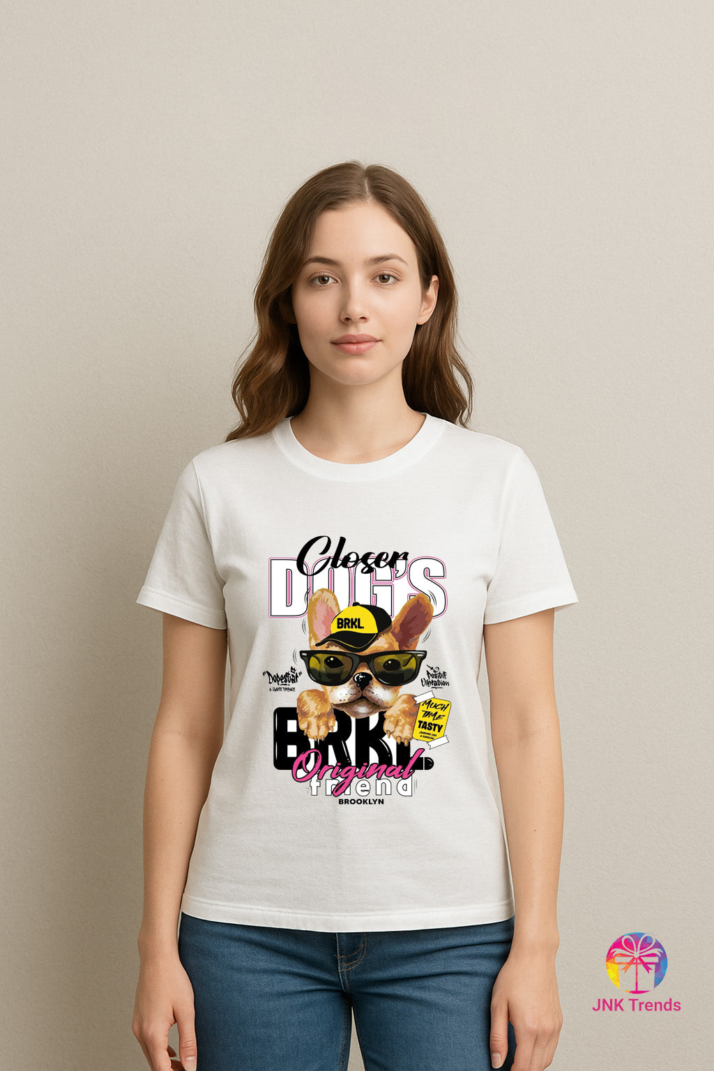 Luxury Urban Dog Graphic T-shirt – Premium Brooklyn Edition l Exclusive Wear By JNKTrends