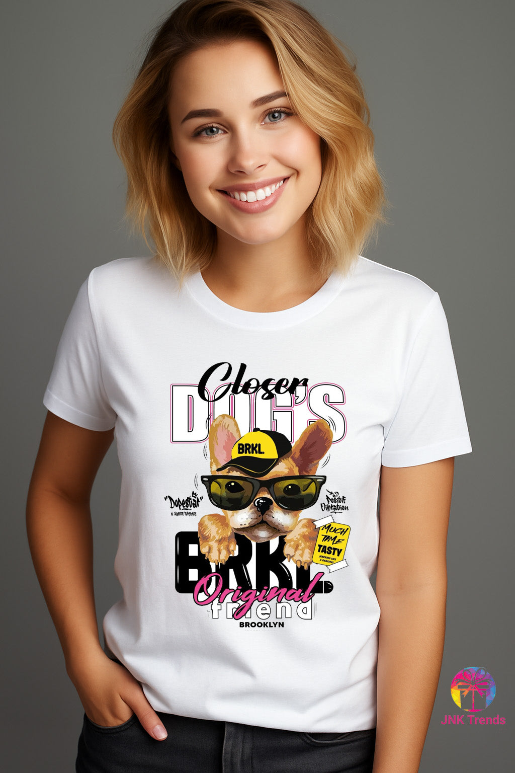 Luxury Urban Dog Graphic T-shirt – Premium Brooklyn Edition l Exclusive Wear By JNKTrends