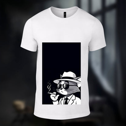 Tom The Boss Printed White Tshirt