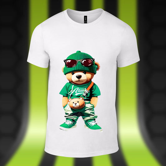 Cool Bear - Printed White Tshirt
