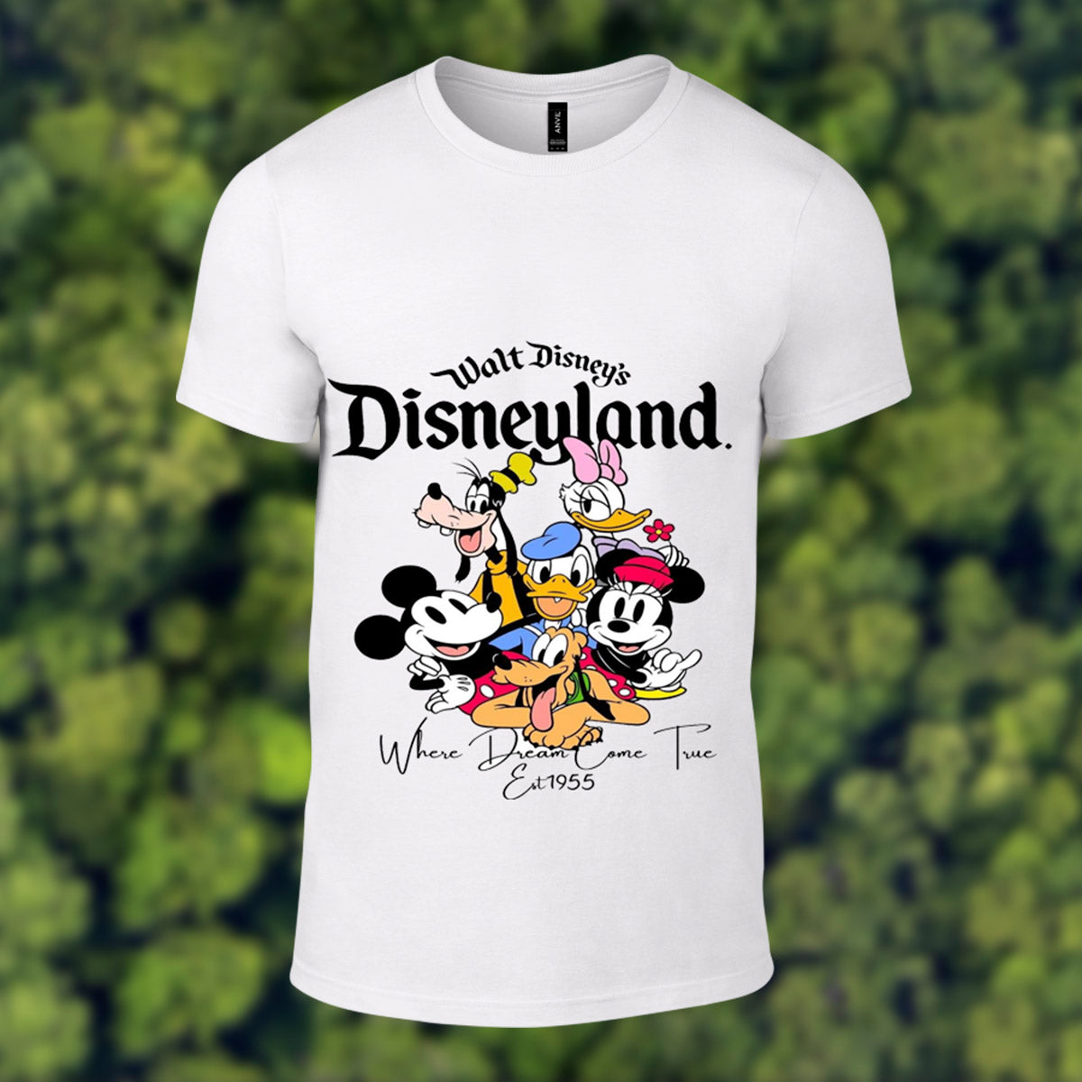 Walt Disney Disneyland- Printed White Tshirt