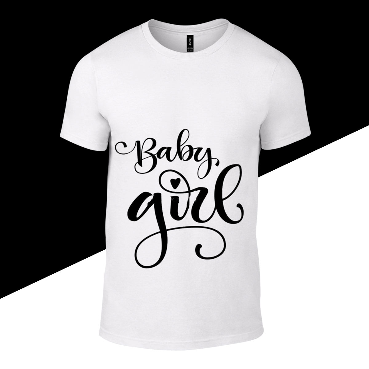 Baby Girl - Printed White Tshirt