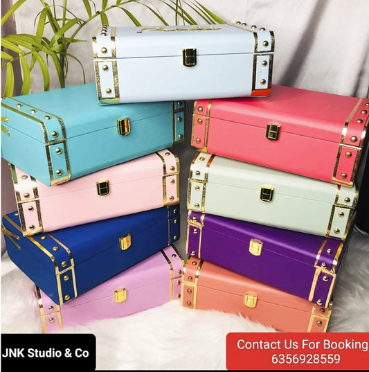 Gift For Her - A Gift Box Includes Name Wallet,7-8 Mini Photos, Chocalate & One Message