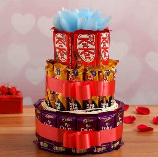 3 in 1 Chocalate Hamper For Your Loved Ones