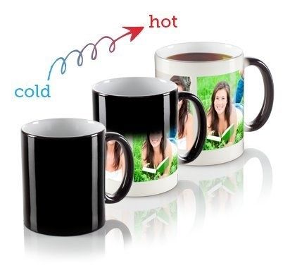 Personalized Magic Mug with Photo Custom Heat-Sensitive Color-Changing Coffee Cup Unique Gift for Birthday, Anniversary
