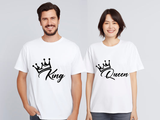 Couple Printed Tshirt For Your Loved Ones(Pack of 2) - JNK TRENDS 10