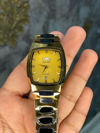 RADO Ceramic Golden Watch