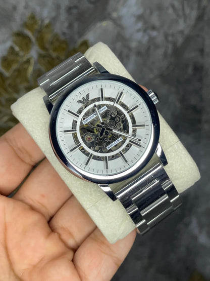 ARMANI Fully Automatic Watch - Stainless Steel