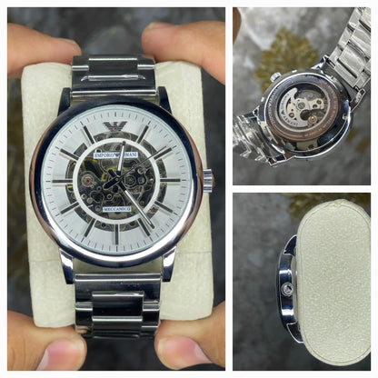 ARMANI Fully Automatic Watch - Stainless Steel