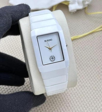 RADO Ceramic Pure White Watch - Working Date