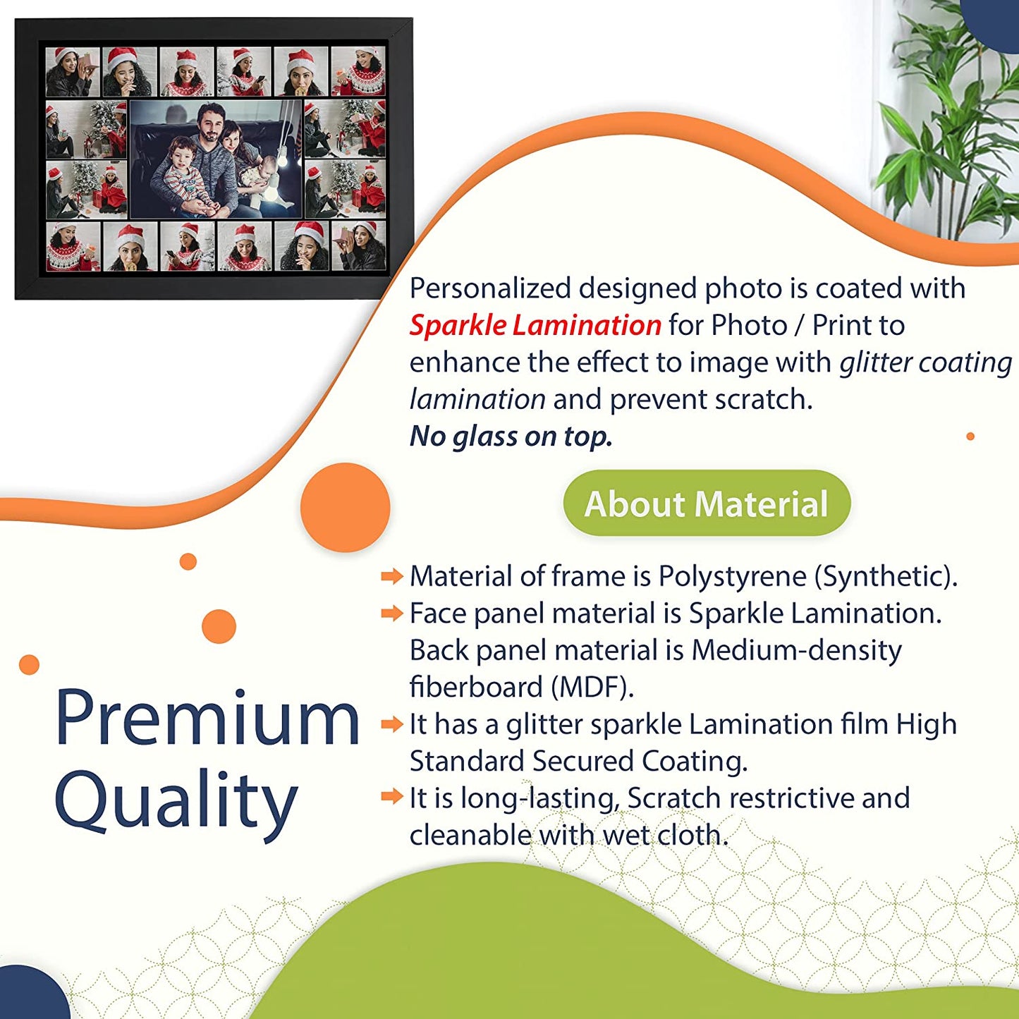Personalised Collage Photo Frame for Birthday Gift...