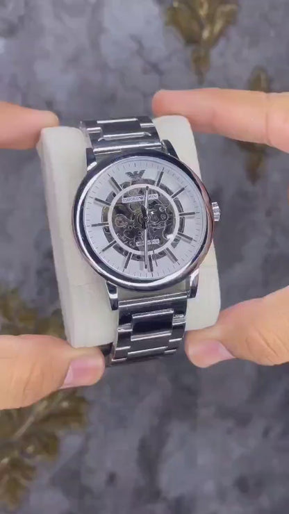 ARMANI Fully Automatic Watch - Stainless Steel